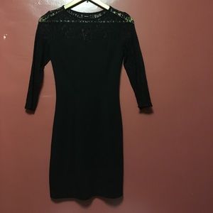 Guess Black Lacey Dress